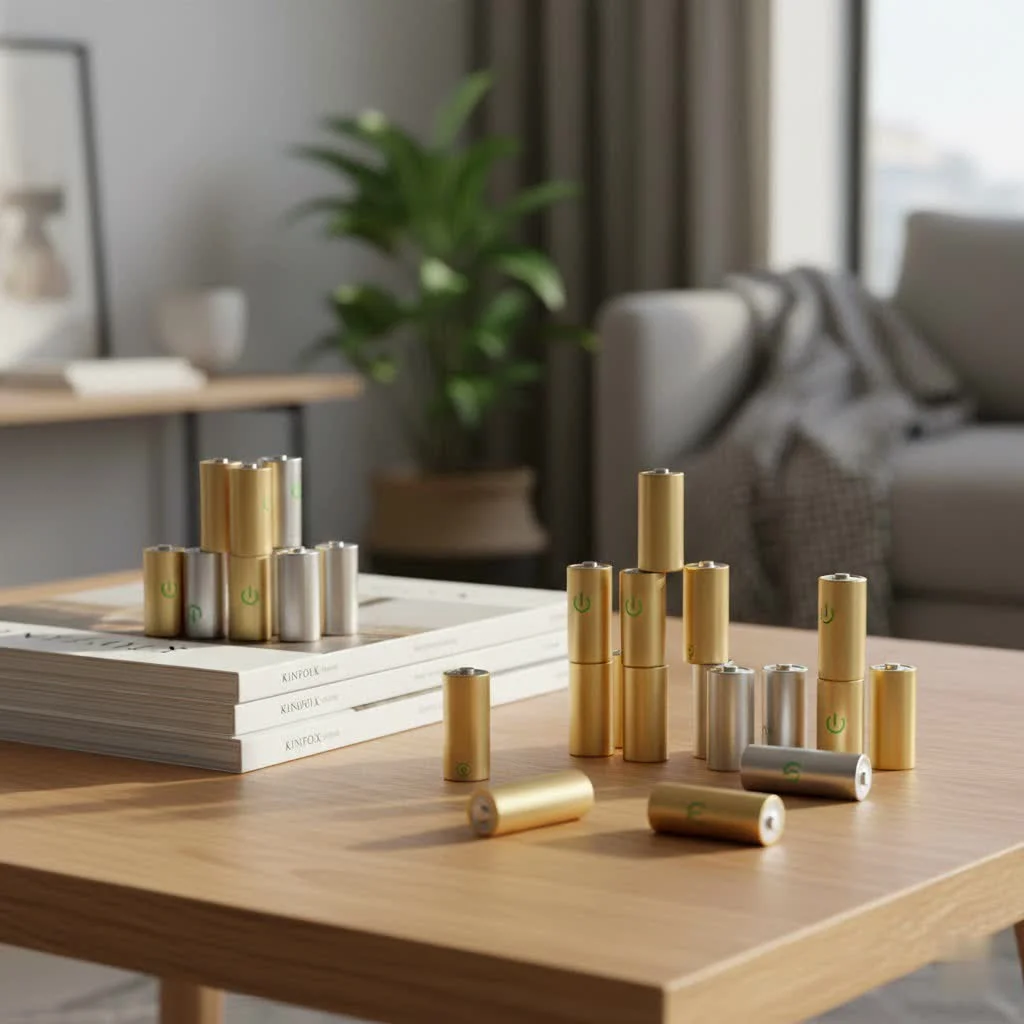 Solar rechargeable batteries powering a home